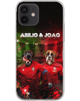 'Portugal Doggos' Funda personalizada para teléfono con 2 mascotas