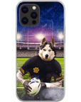 Funda para móvil personalizada 'El jugador de rugby'