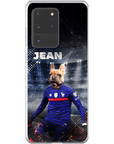 Funda para teléfono personalizada 'France Doggos Soccer'