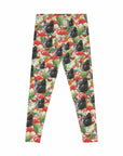 Leggings personalizados (Flamingo Paradise: 1-4 mascotas)