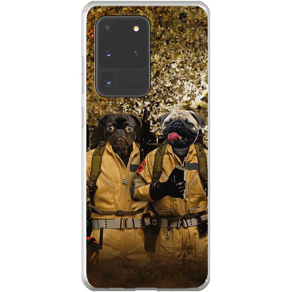 Funda para móvil personalizada con 2 mascotas &#39;Dog Busters&#39;