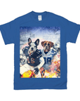 Camiseta personalizada para 2 mascotas 'Dallas Doggos'