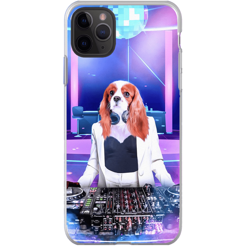 Funda para móvil personalizada &#39;La DJ femenina&#39;