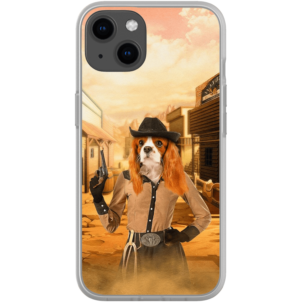 Funda para móvil personalizada &#39;La Vaquera&#39;