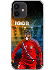 Funda para móvil personalizada 'Russia Doggos Soccer'