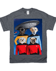 Camiseta personalizada para 4 mascotas 'Doggo-Trek'