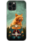 Funda para móvil personalizada 'Jurassic Meow'