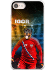 Funda para móvil personalizada 'Russia Doggos Soccer'