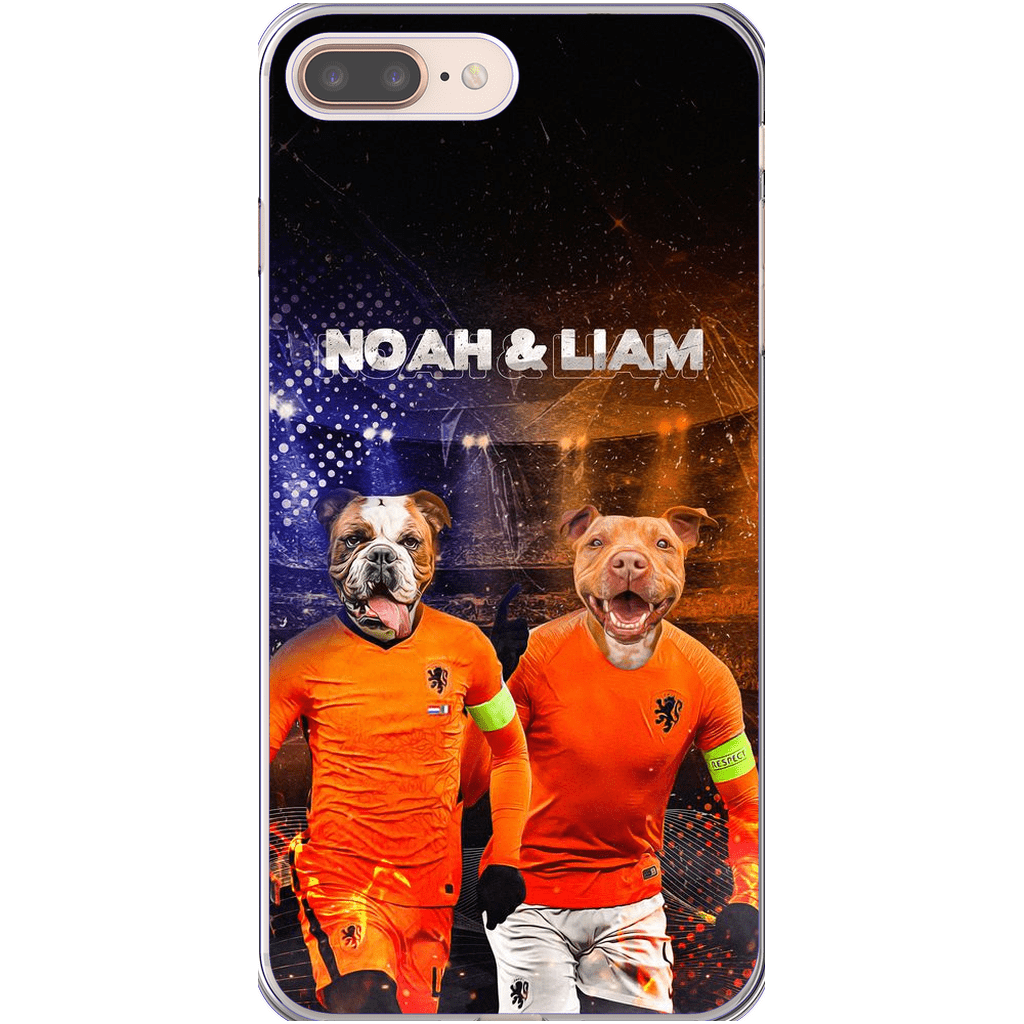 Funda personalizada para teléfono con 2 mascotas &#39;Holland Doggos&#39;