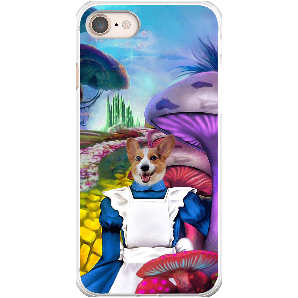 Funda para móvil personalizada &#39;Alicia en Doggoland&#39;