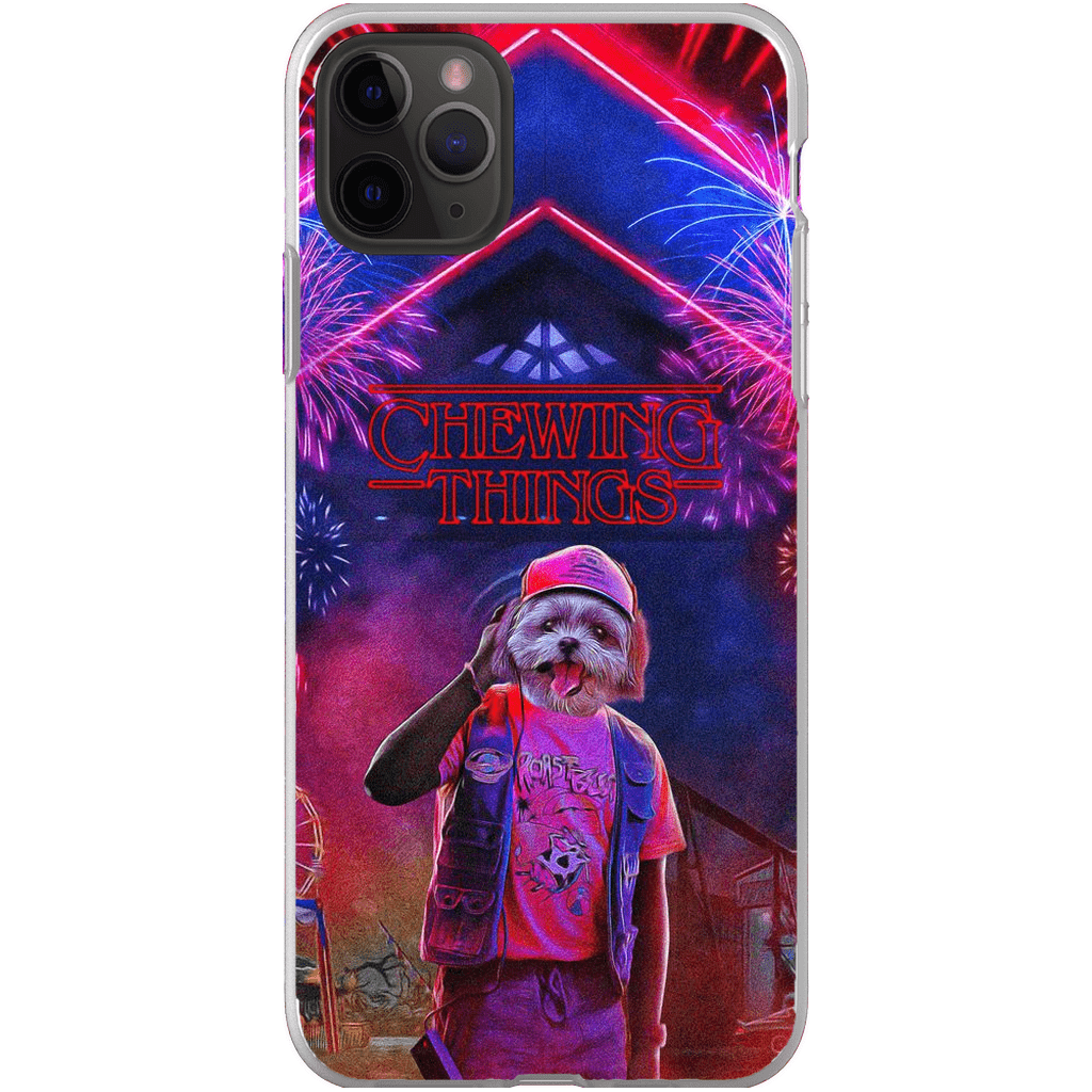 Funda para móvil personalizada &#39;Masticar cosas&#39;