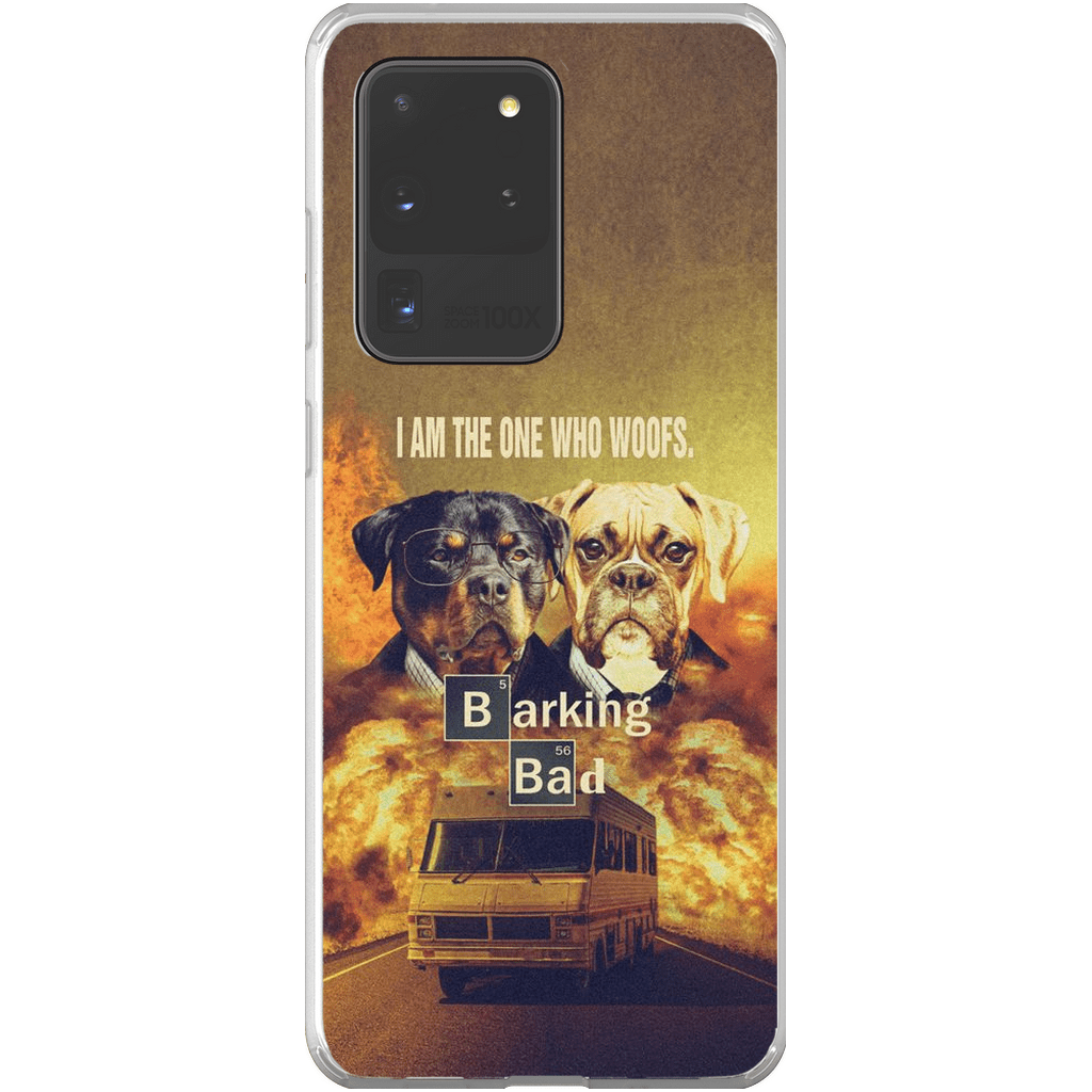 Funda personalizada para teléfono con 2 mascotas &#39;Barking Bad&#39;