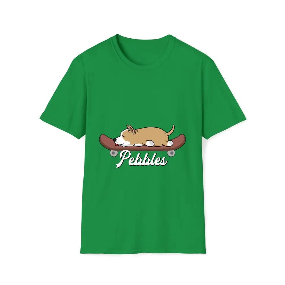 Perro patinador -Camiseta personalizable