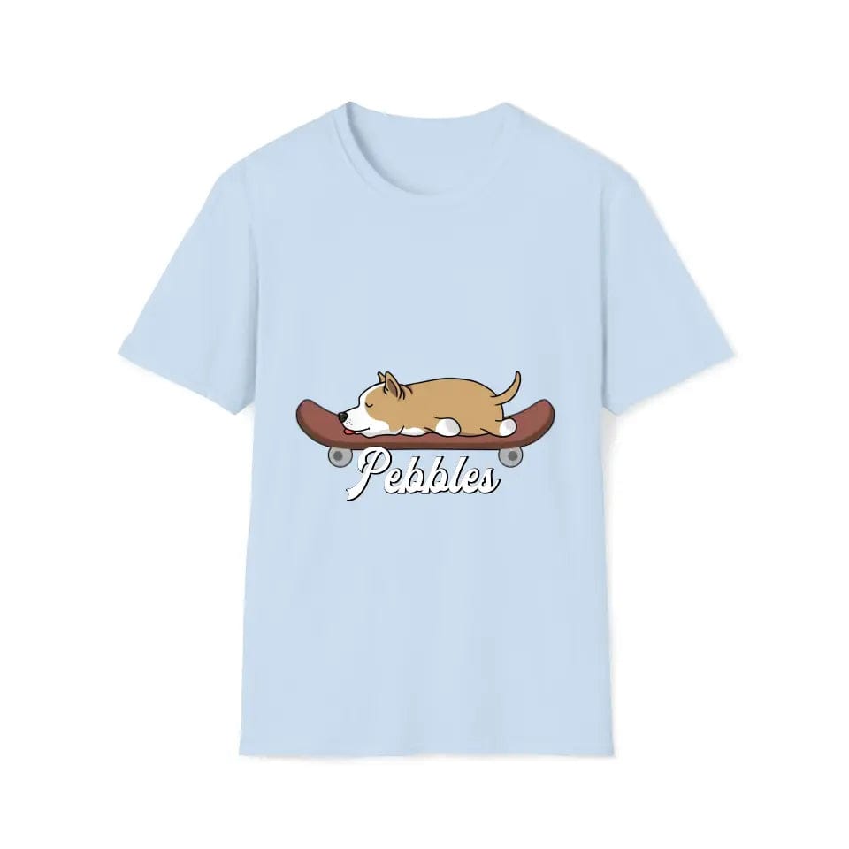 Perro patinador -Camiseta personalizable