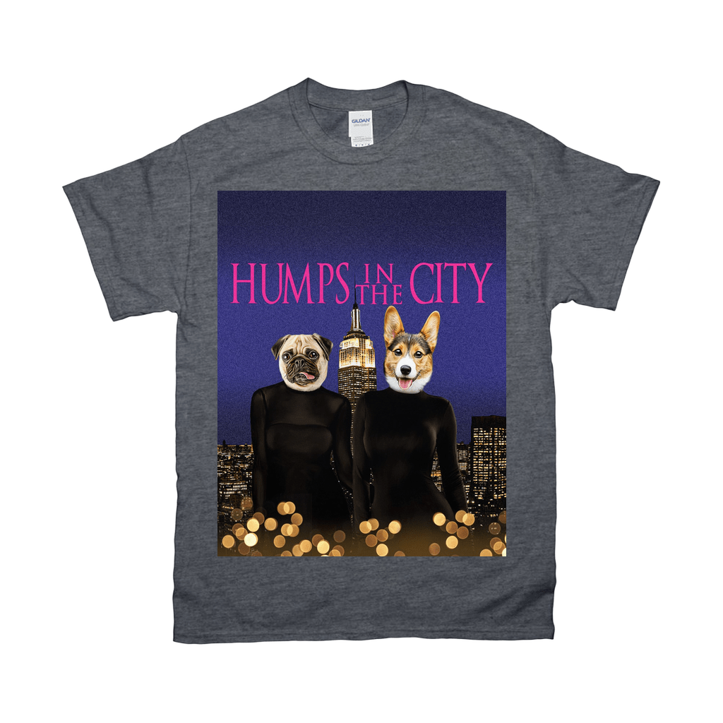 Camiseta personalizada para 2 mascotas &#39;Humps in the City&#39;