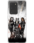 Funda personalizada para teléfono con 4 mascotas 'Kiss Doggos'