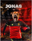 Puzzle personalizado para mascotas 'Belgium Doggos Soccer'