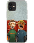 Funda personalizada para teléfono con 2 mascotas 'Beavis y Buttsniffer'