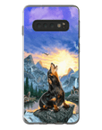 Funda para móvil personalizada 'El lobo retro'