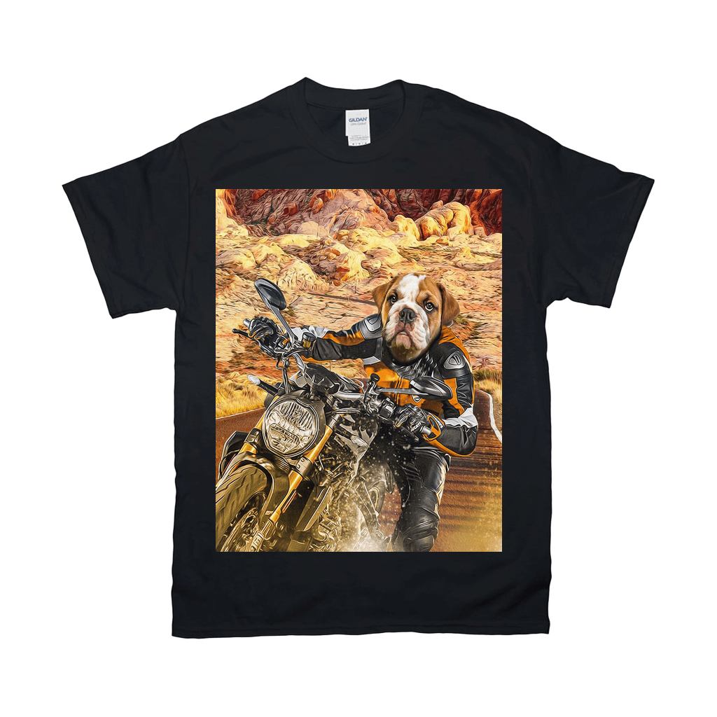 Camiseta personalizada para mascotas &#39;Dogati Rider&#39;