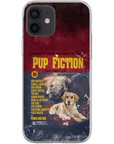 Funda personalizada para teléfono con 2 mascotas 'Pup Fiction'