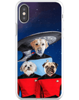 'Doggo-Trek' Funda personalizada para teléfono con 3 mascotas