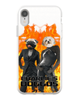 Funda personalizada para teléfono con 2 mascotas 'Charlie's Doggos'