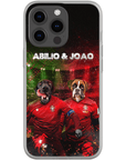 'Portugal Doggos' Funda personalizada para teléfono con 2 mascotas