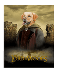 Lienzo personalizado para mascotas 'El Señor de los Woofs'