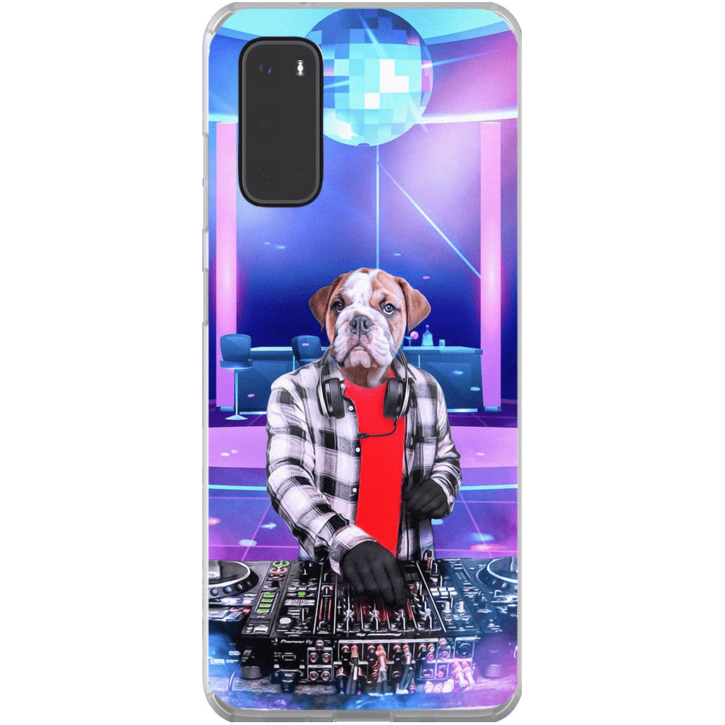 Funda para móvil personalizada &#39;El DJ masculino&#39;