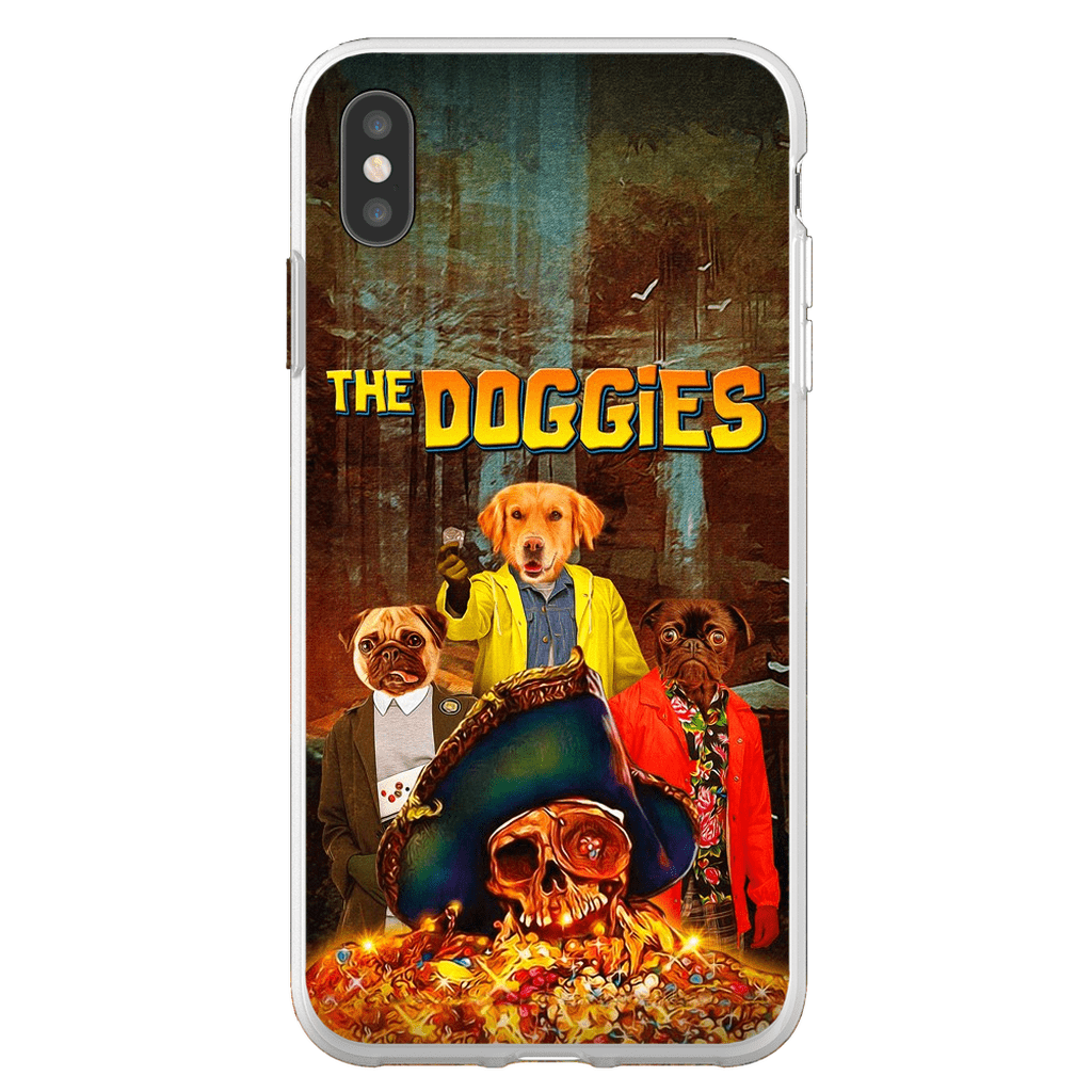 &#39;The Doggies&#39; Funda personalizada para teléfono con 3 mascotas