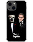 Funda personalizada para teléfono humano o mascota 'The Dogfathers'