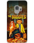 Funda personalizada para teléfono con 2 mascotas 'The Doggies'