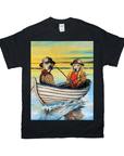 Camiseta personalizada con 2 mascotas 'Los Pescadores'