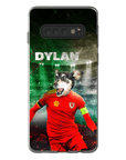 Funda para teléfono personalizada 'Wales Doggos Soccer'