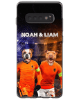 Funda personalizada para teléfono con 2 mascotas 'Holland Doggos'