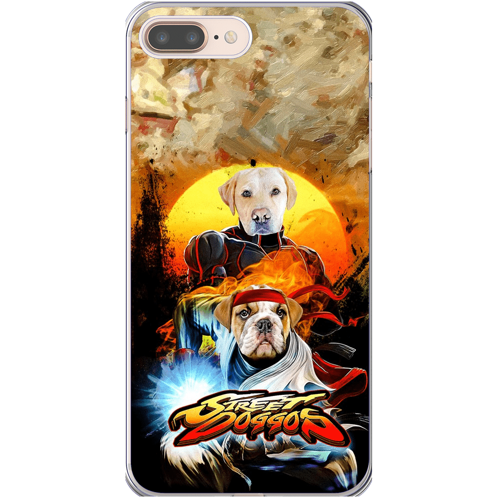 Funda personalizada para teléfono con 2 mascotas &#39;Street Doggos&#39;