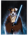 Manta personalizada para mascotas 'Doggo-Jedi' 