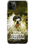 Funda para móvil personalizada 'Pawblo Escobar'