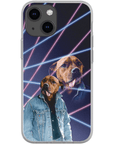 Funda personalizada para teléfono con mascota '1980s Lazer Portrait'