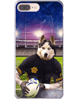 Funda para móvil personalizada 'El jugador de rugby'