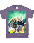 Camiseta personalizada con 2 mascotas 'New York Jet-Doggos'