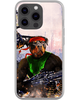 Funda para teléfono personalizada 'Rambo Doggo'