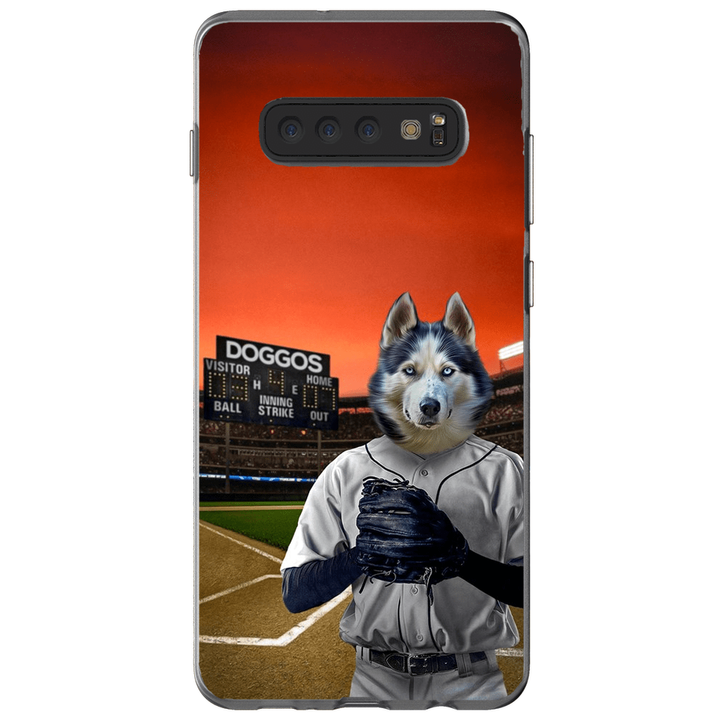 Funda para móvil personalizada &#39;El jugador de béisbol&#39;