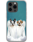 Funda para teléfono con mascotas personalizadas '2 Ángeles'