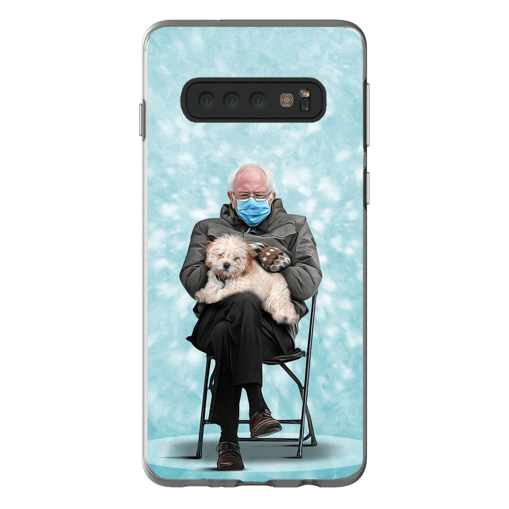 Funda para móvil personalizada &#39;Bernard y su mascota&#39;