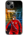 Funda para móvil personalizada 'Russia Doggos Soccer'