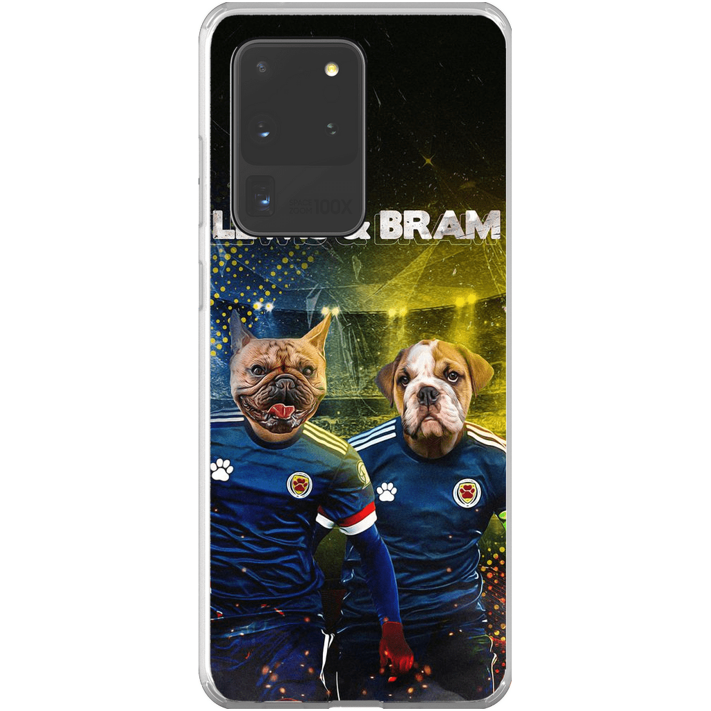 Funda personalizada para teléfono con 2 mascotas &#39;Scotland Doggos&#39;