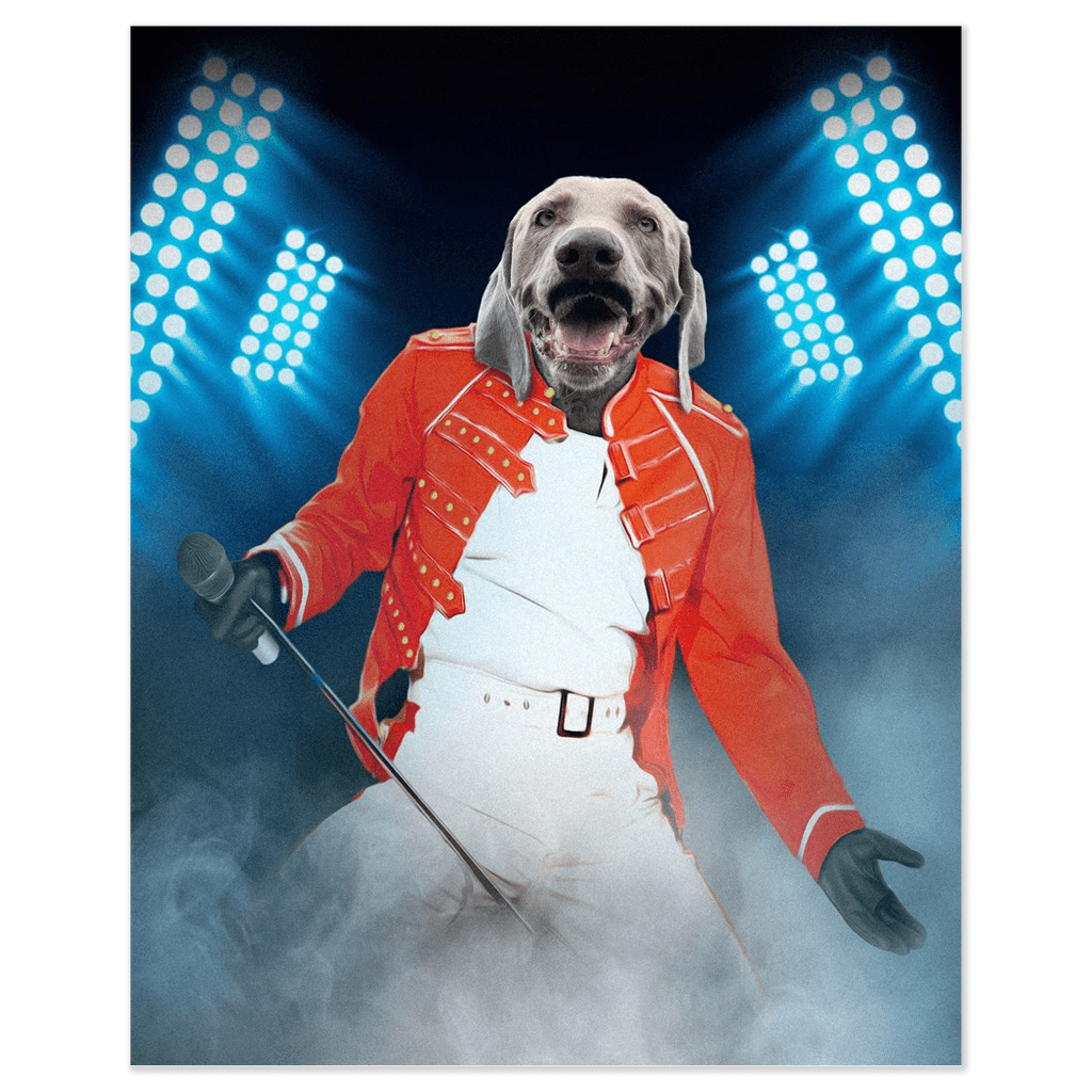 Póster personalizado para mascotas &#39;The Furry Mercury&#39;