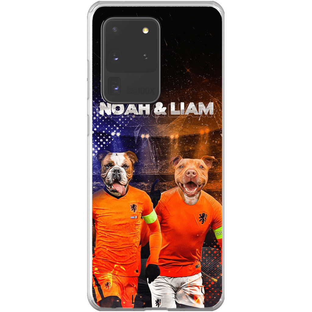 Funda personalizada para teléfono con 2 mascotas &#39;Holland Doggos&#39;